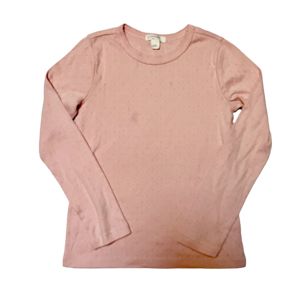Crewcuts Pointelle Long Sleeve Shirt Size 6/7